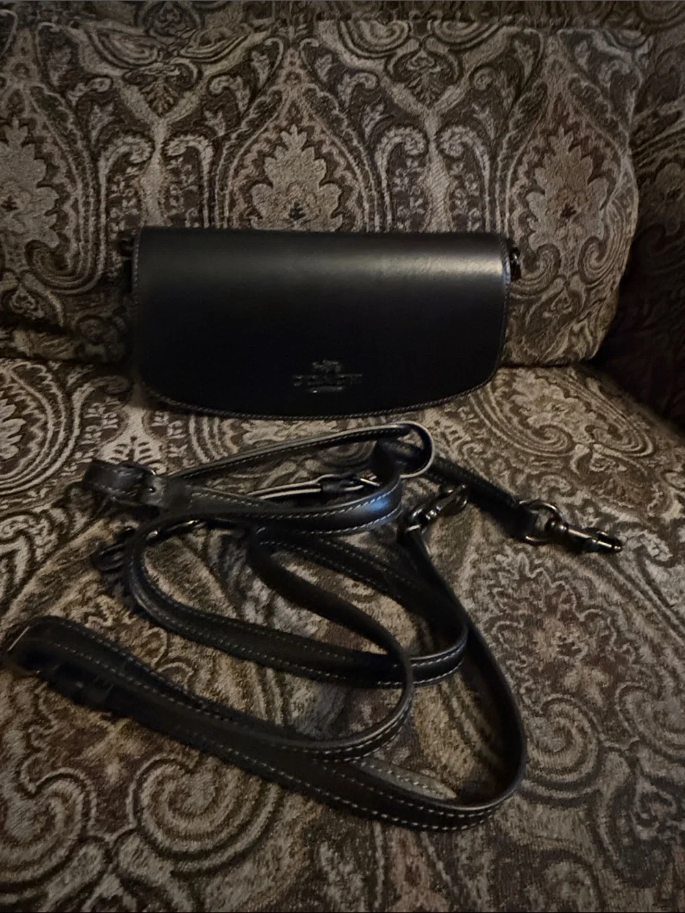 Coach leather glasses
